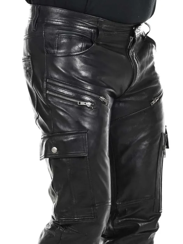 Salvatoro Cargo Skindbukser - Sort^Rockdenim Sale