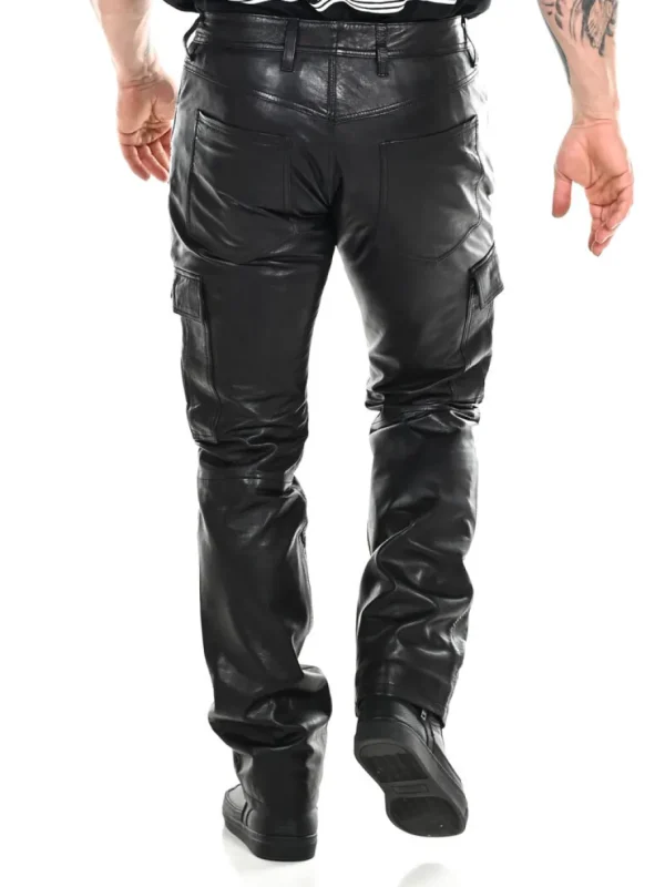 Salvatoro Cargo Skindbukser - Sort^Rockdenim Sale