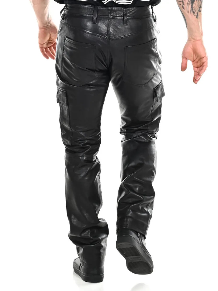 salvatoro_cargo_skindbuks_10.webp Salvatoro Cargo Skindbukser - Sort^Rockdenim Sale