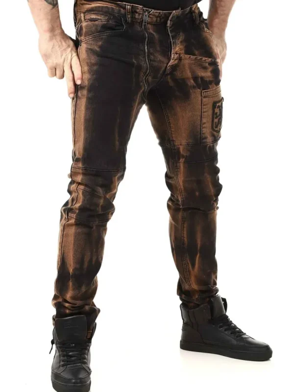 Sevyn Jeans - Sort/Brun^Kingz Sale