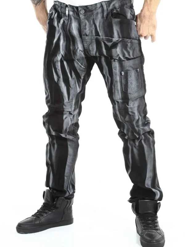 Sevyn Jeans - Sort/Hvid^Kingz Clearance