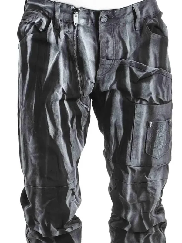 Sevyn Jeans - Sort/Hvid^Kingz Clearance