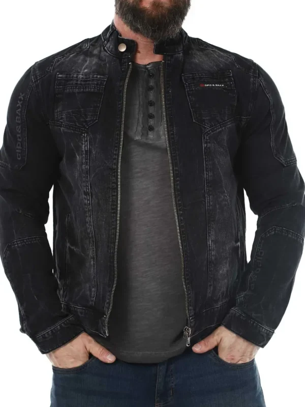 Sewell Jeansjakke - Sort^Cipo & Baxx Outlet