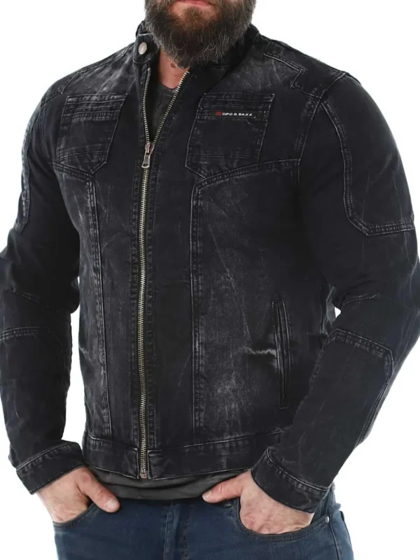 Sewell Jeansjakke - Sort^Cipo & Baxx Outlet