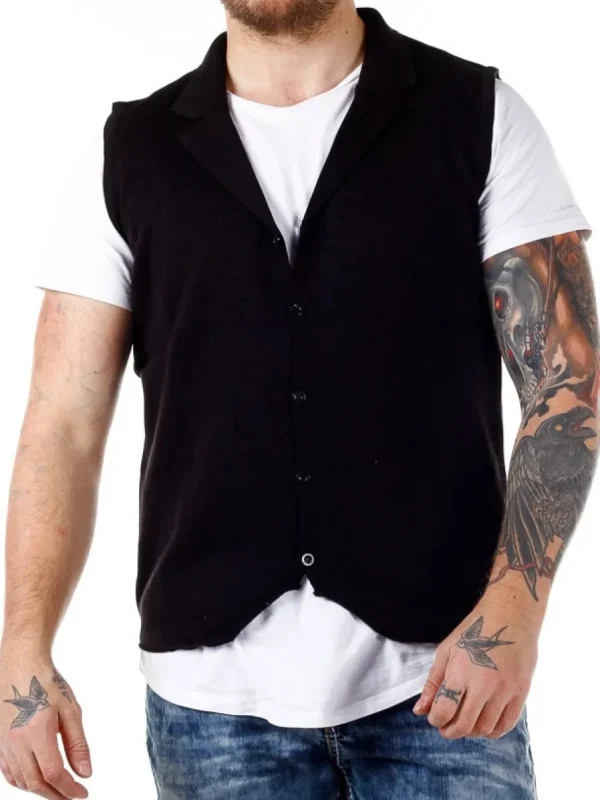 Signore Vest - Sort^Rusty Neal Discount