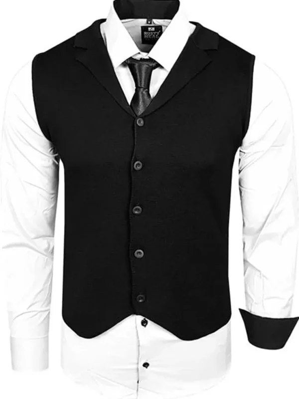 Signore Vest - Sort^Rusty Neal Discount