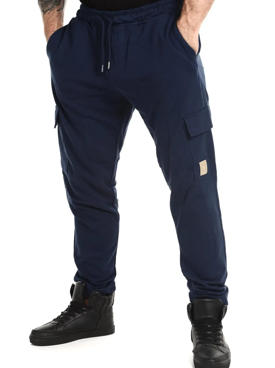 skyline_cargo_sweatpants__0.webp Skyline Cargo Sweatpants - Mørkeblå^Blend Online