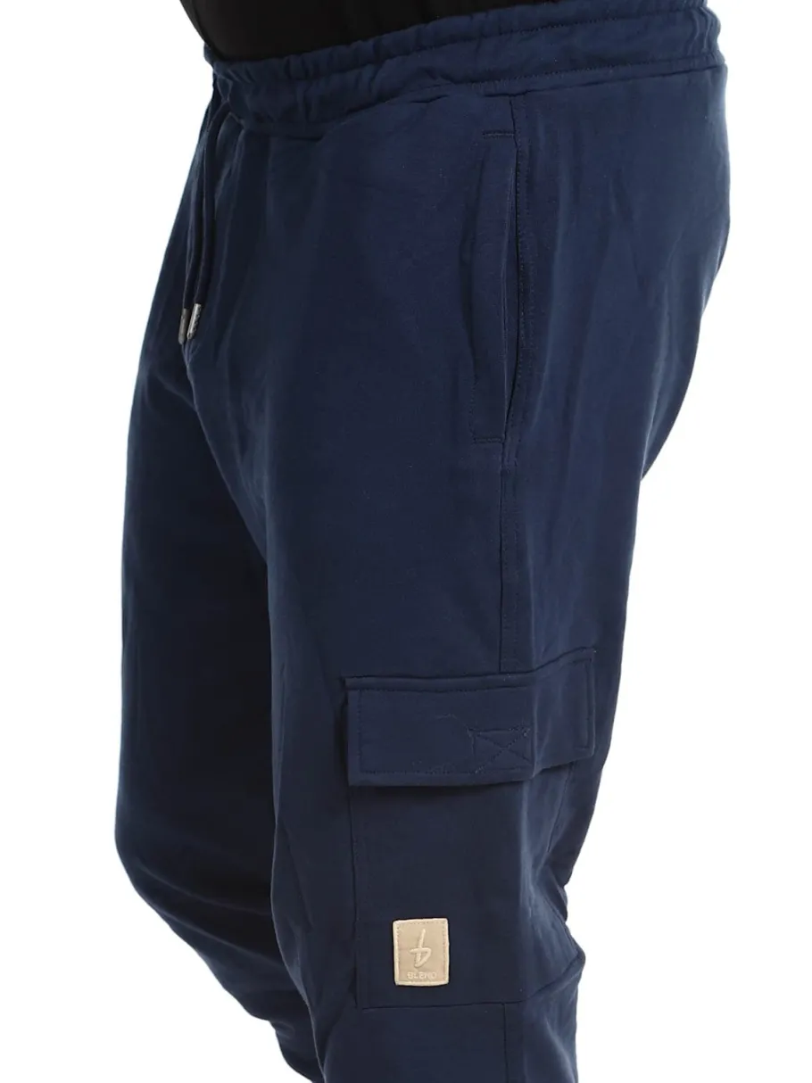skyline_cargo_sweatpants__1.webp Skyline Cargo Sweatpants - Mørkeblå^Blend Online