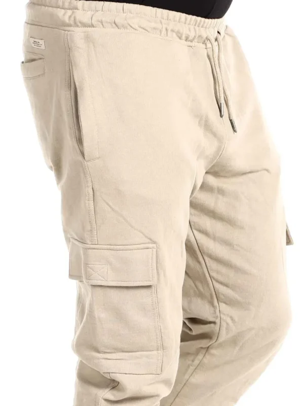 Skyline Cargo Sweatpants - Beige^Blend New