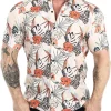Sunbeam Kortærmet Skjorte - Beige/Orange^Carisma Online
