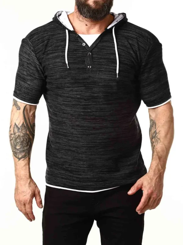 Terence 2 in 1 T-shirt - Sort^Carisma Discount