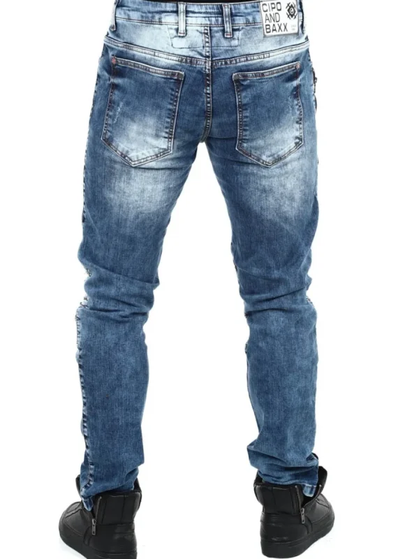 Thelonius Jeans - Blå^Cipo & Baxx Online