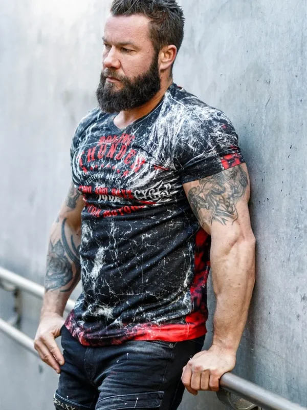 Thunder T-shirt - Sort^Cipo & Baxx Fashion