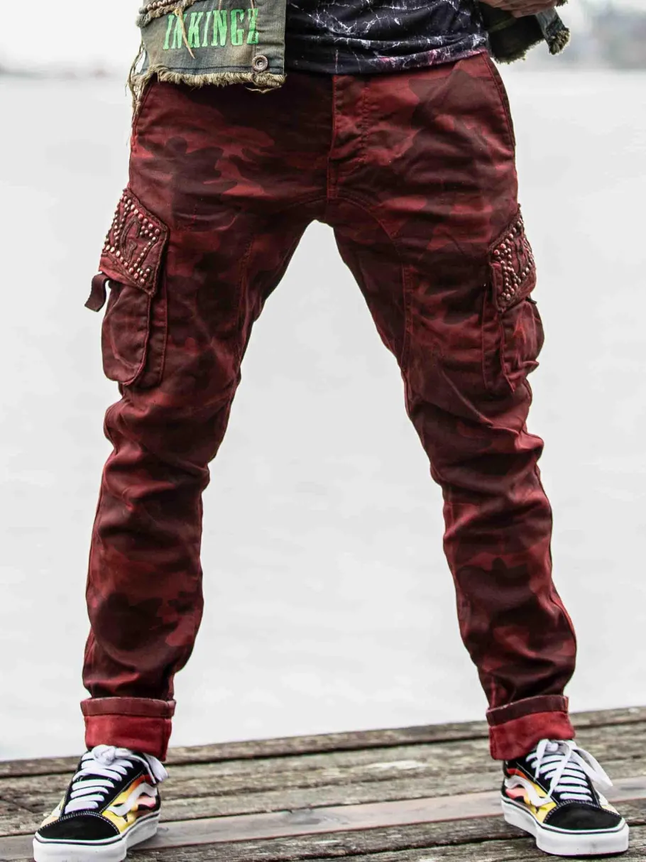thunder_kingz_bukser__arm_0.webp Thunder Bukser - Army Red^Kingz Best