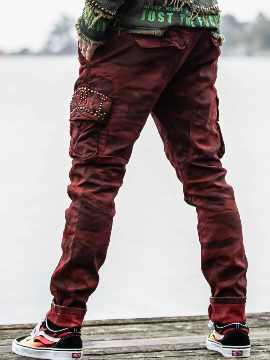 thunder_kingz_bukser__arm_2.webp Thunder Bukser - Army Red^Kingz Best