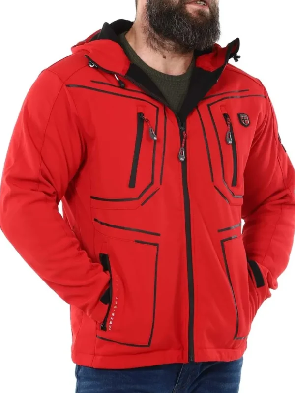 Topere Geo Norway Softshelljakke - Rød^Geographical Norway Hot