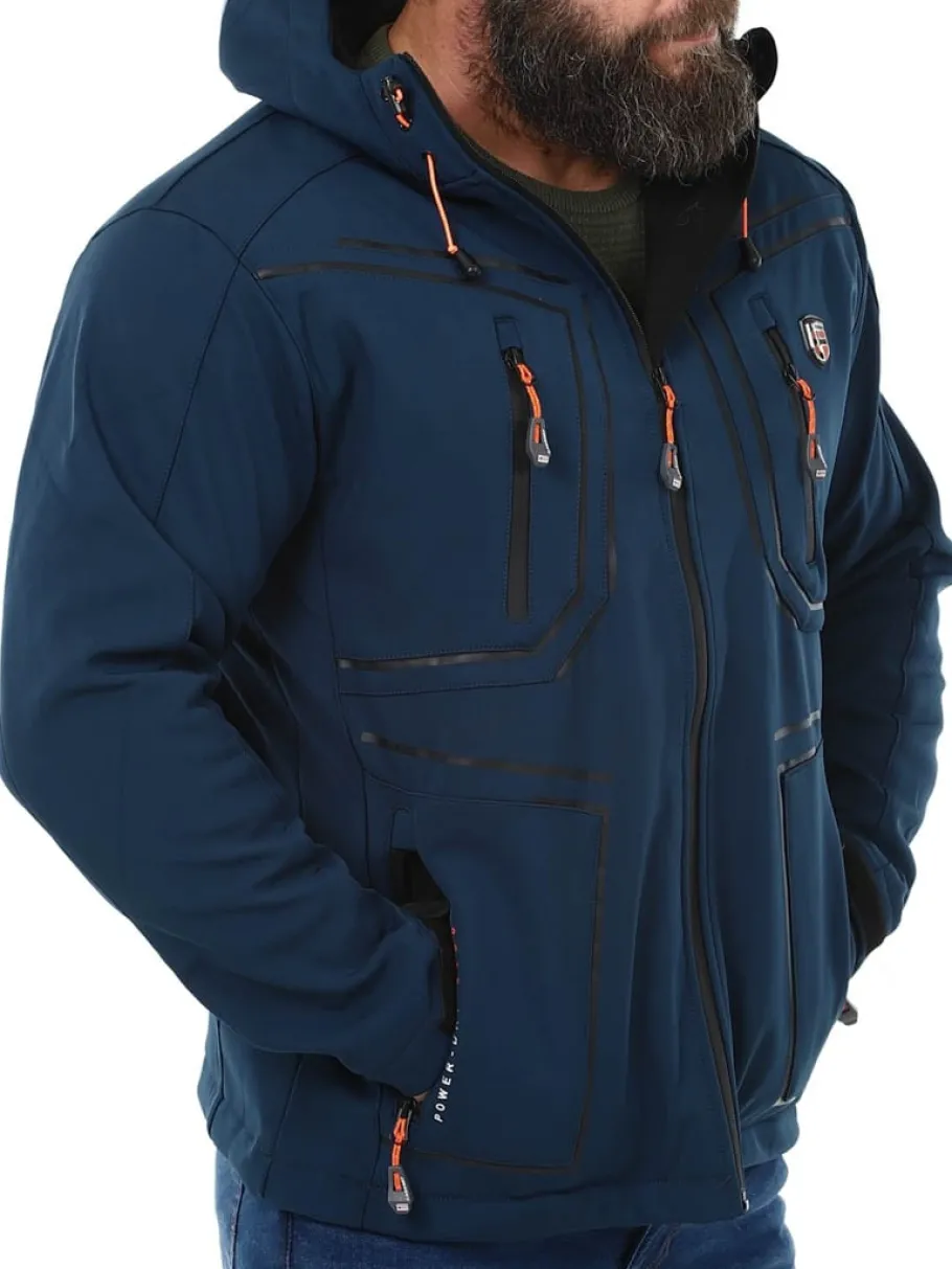topere_geo_norway_softshe_3-4.webp Topere Geo Norway Softshelljakke - Mørkeblå^Geographical Norway Online
