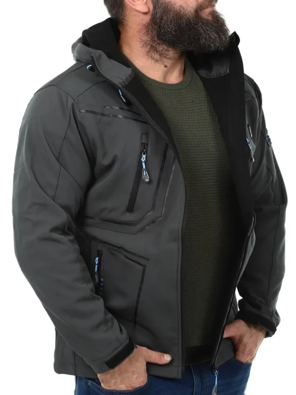 Topere Geo Norway Softshelljakke - Mørkegrå^Geographical Norway Outlet