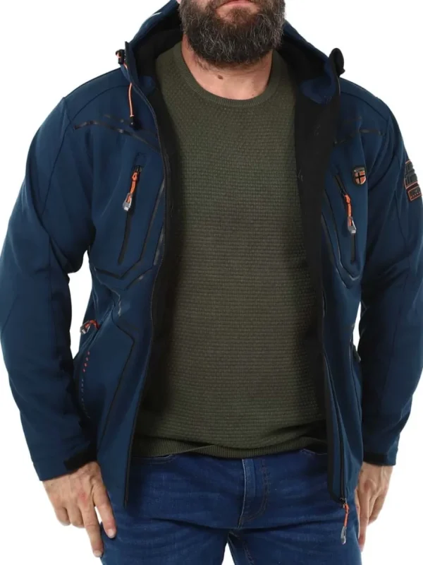 Topere Geo Norway Softshelljakke - Mørkeblå^Geographical Norway Online