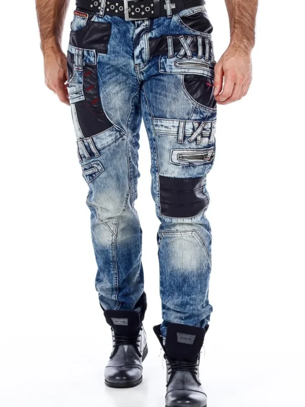 Troy Jeans - Blå^Cipo & Baxx Hot