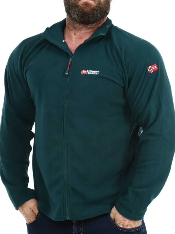 Tug Geo Norway Fleecetrøje - Mørkegrøn^Geographical Norway Sale