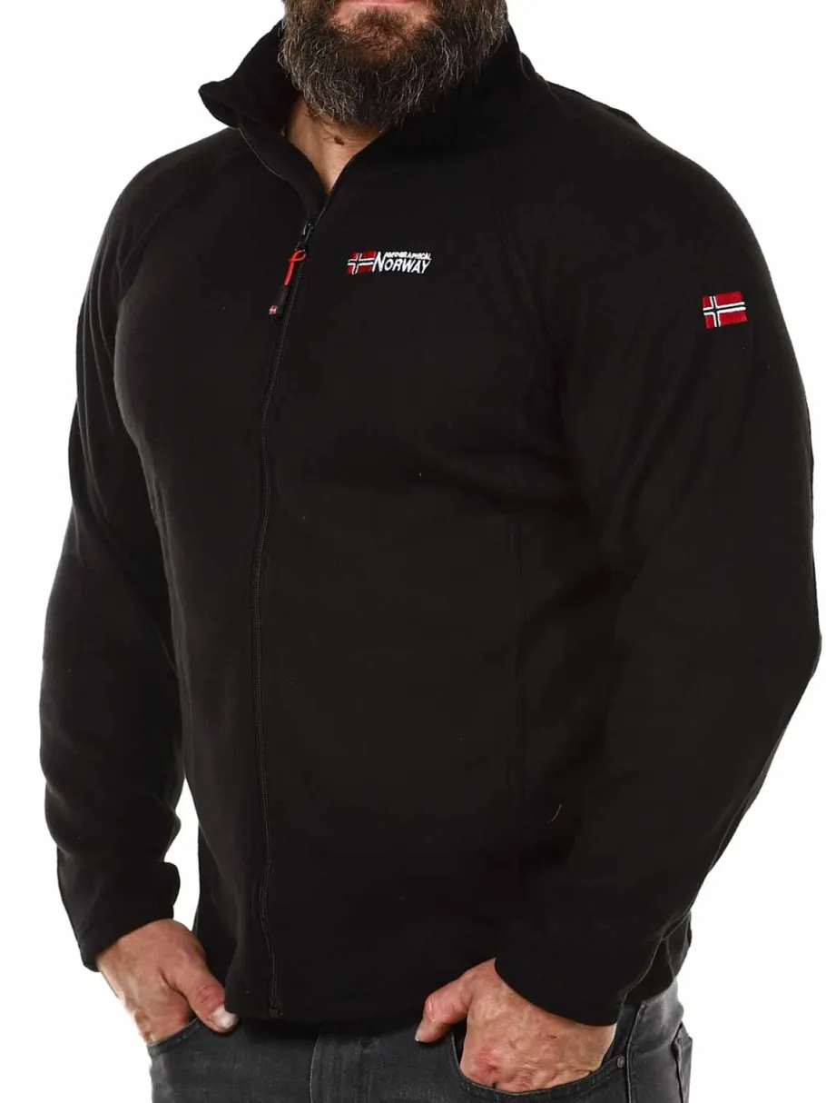 tug_geo_norway_fleecetrje_0.webp Tug Geo Norway Fleecetrøje - Sort^Geographical Norway Fashion