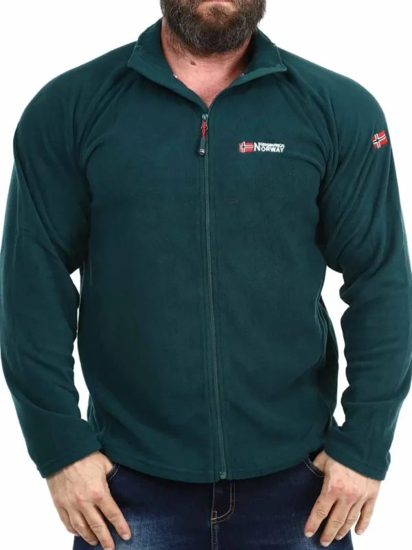 Tug Geo Norway Fleecetrøje - Mørkegrøn^Geographical Norway Sale