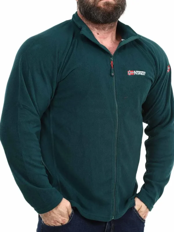 Tug Geo Norway Fleecetrøje - Mørkegrøn^Geographical Norway Sale
