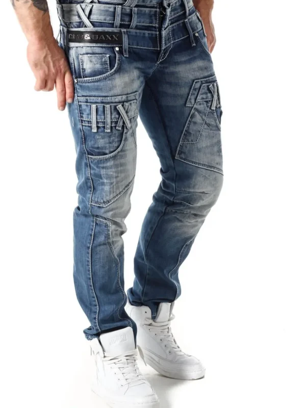 Unix Jeans - Blå^Cipo & Baxx Outlet