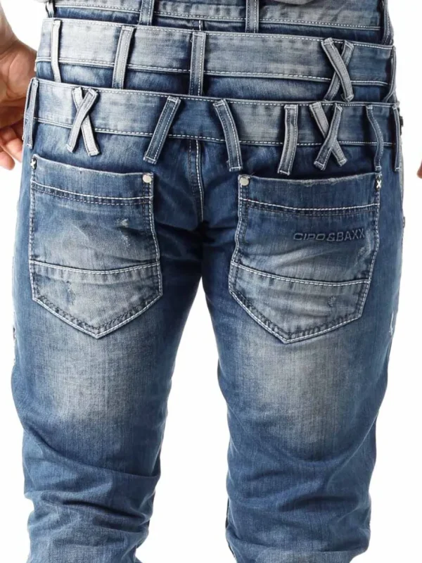 Unix Jeans - Blå^Cipo & Baxx Outlet