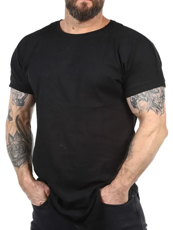 Urban Asymmetric T-shirt - Sort^Urban Classics Fashion