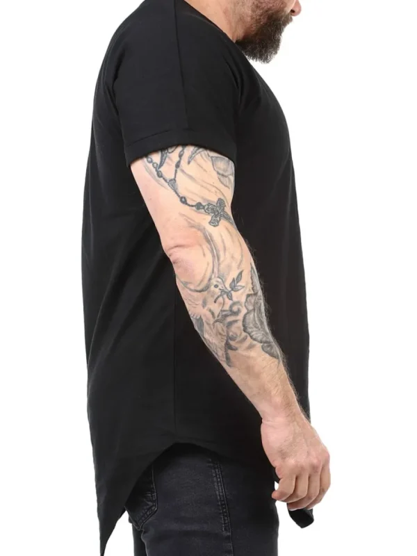 Urban Asymmetric T-shirt - Sort^Urban Classics Fashion