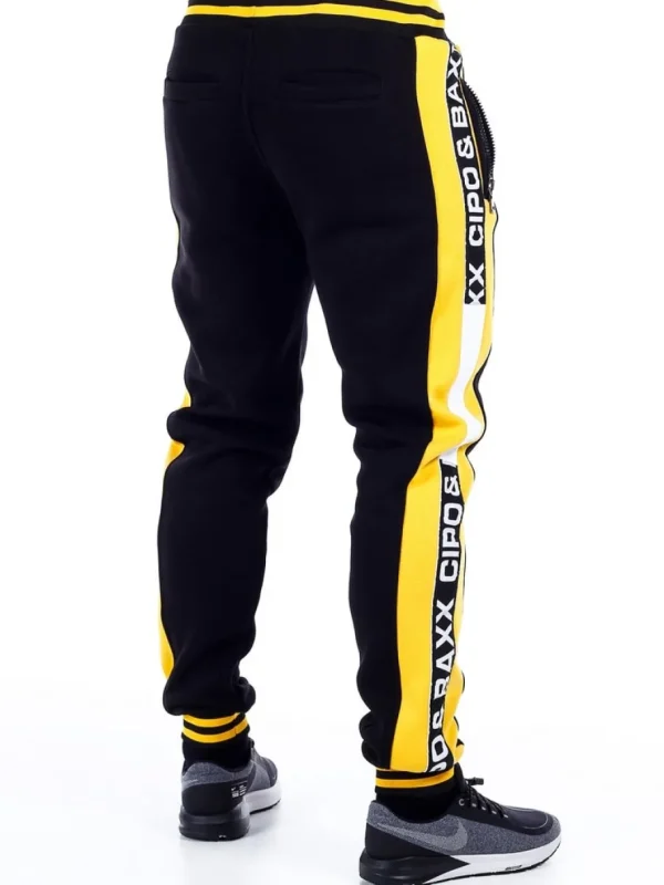 Venice Sweatpants - Sort/Gul^Cipo & Baxx Online