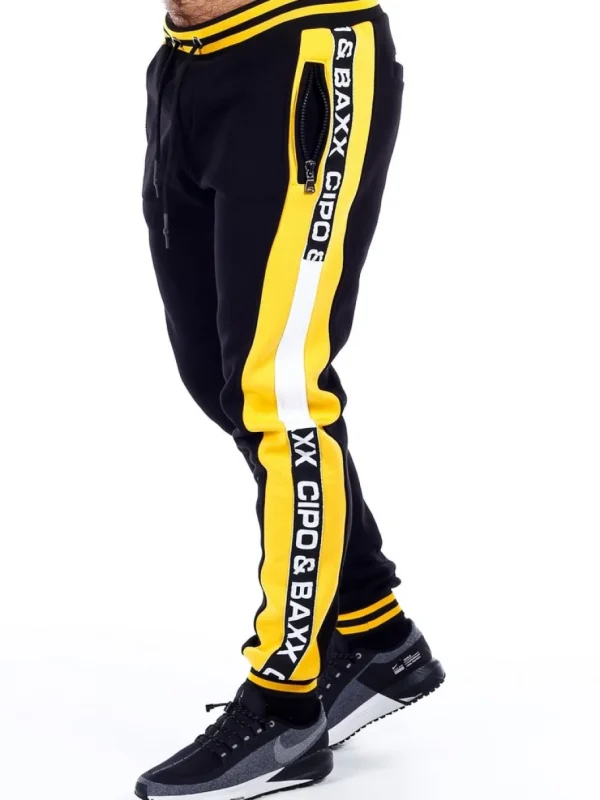 Venice Sweatpants - Sort/Gul^Cipo & Baxx Online