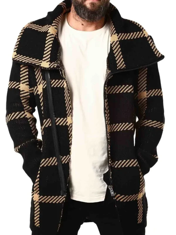 Wolmer Cardigan - Sort/Brun^Cipo & Baxx New
