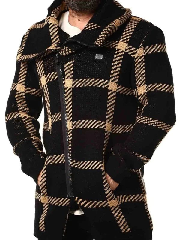 Wolmer Cardigan - Sort/Brun^Cipo & Baxx New