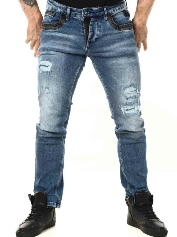 Yokote Jeans - Mørkeblå^Rusty Neal Discount
