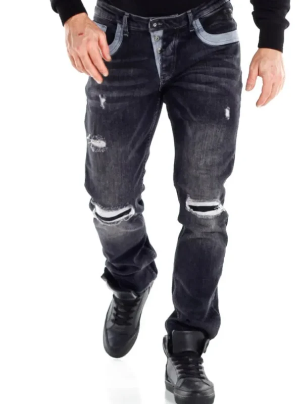 Yokote Jeans - Sort^Rusty Neal Fashion