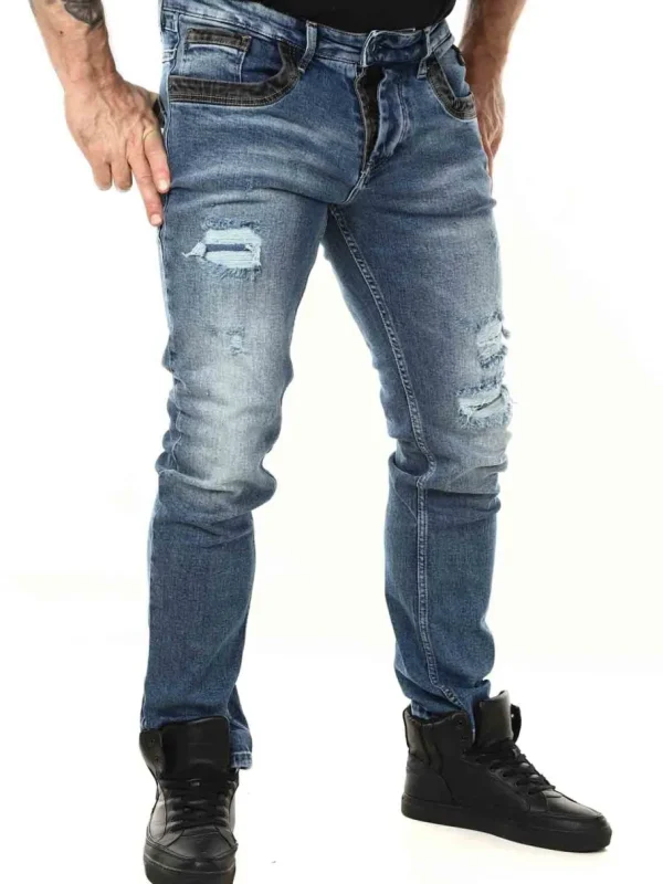 Yokote Jeans - Mørkeblå^Rusty Neal Discount