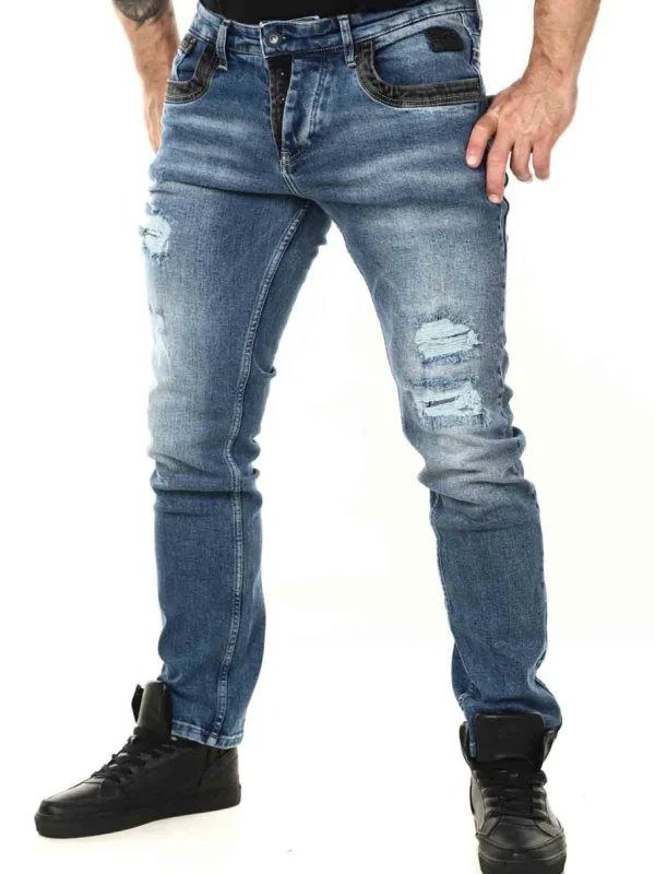 Yokote Jeans - Mørkeblå^Rusty Neal Discount