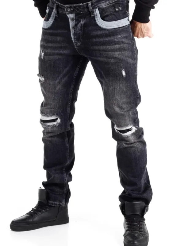 Yokote Jeans - Sort^Rusty Neal Fashion