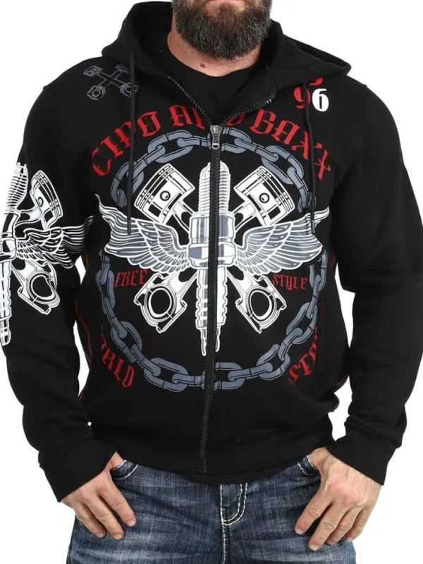 Zeloius Hoodie - Sort^Cipo & Baxx Clearance