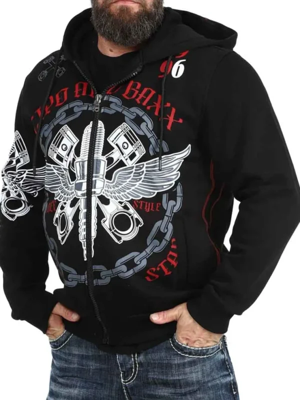 Zeloius Hoodie - Sort^Cipo & Baxx Clearance