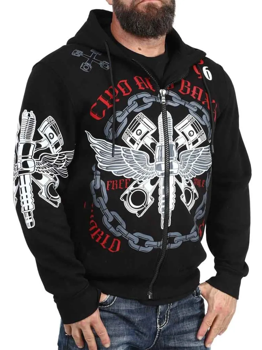 zeloius_cipo__baxx_hoodie_2.webp Zeloius Hoodie - Sort^Cipo & Baxx Clearance
