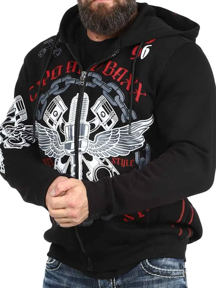 zeloius_cipo__baxx_hoodie_3.webp Zeloius Hoodie - Sort^Cipo & Baxx Clearance