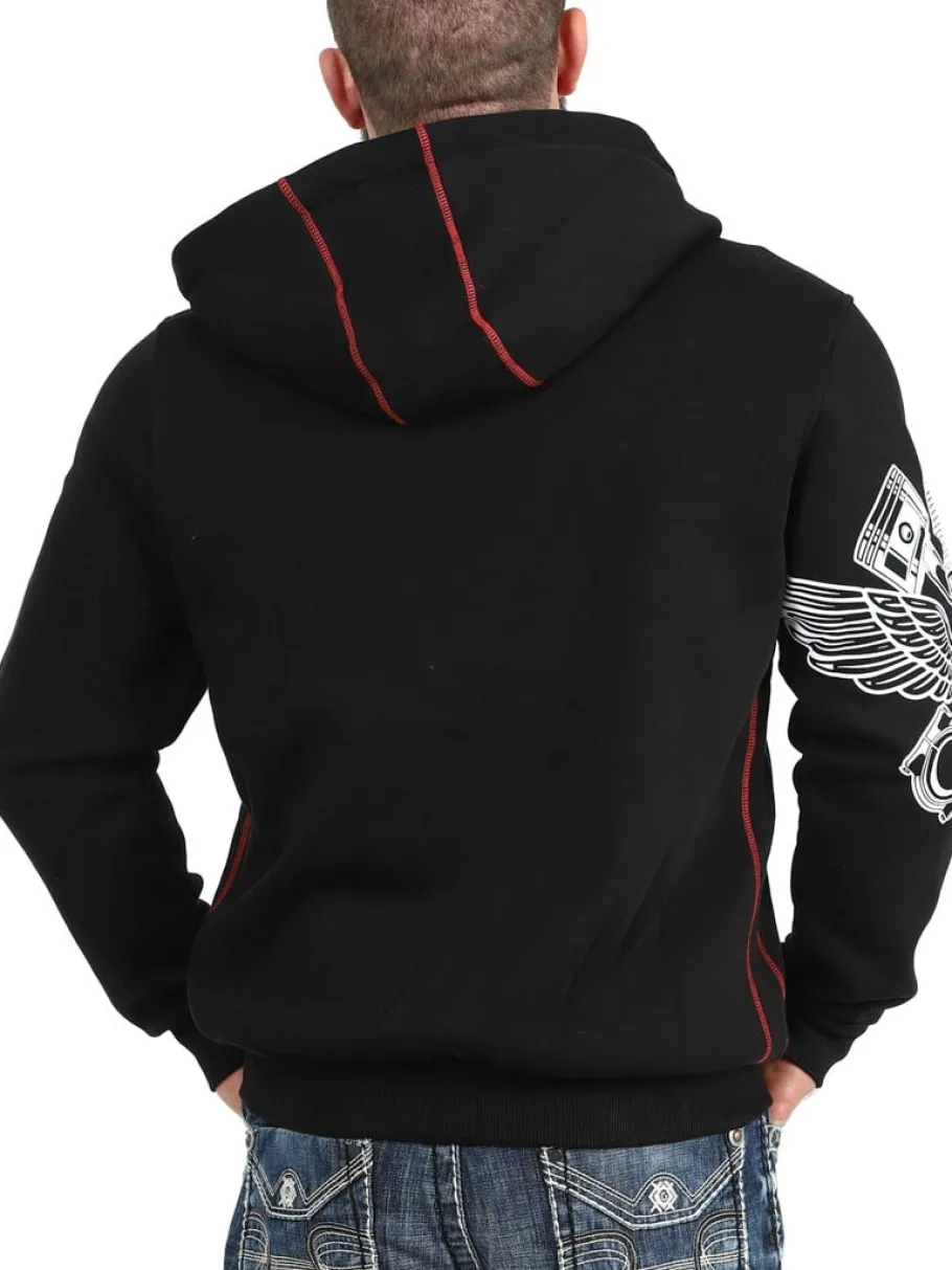 zeloius_cipo__baxx_hoodie_4.webp Zeloius Hoodie - Sort^Cipo & Baxx Clearance